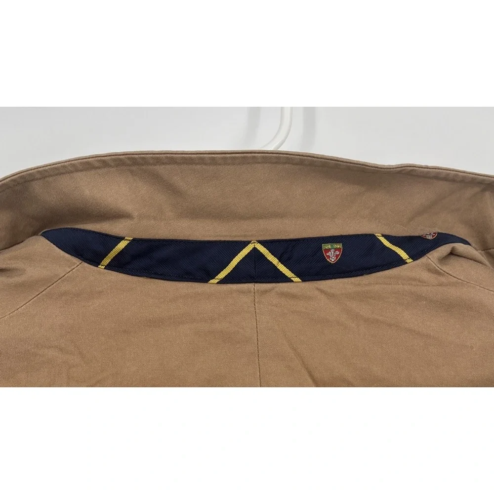 Polo Ralph Lauren Men's Cotton Stretch Khaki Chino Blazer Sport Coat Preppy XXL